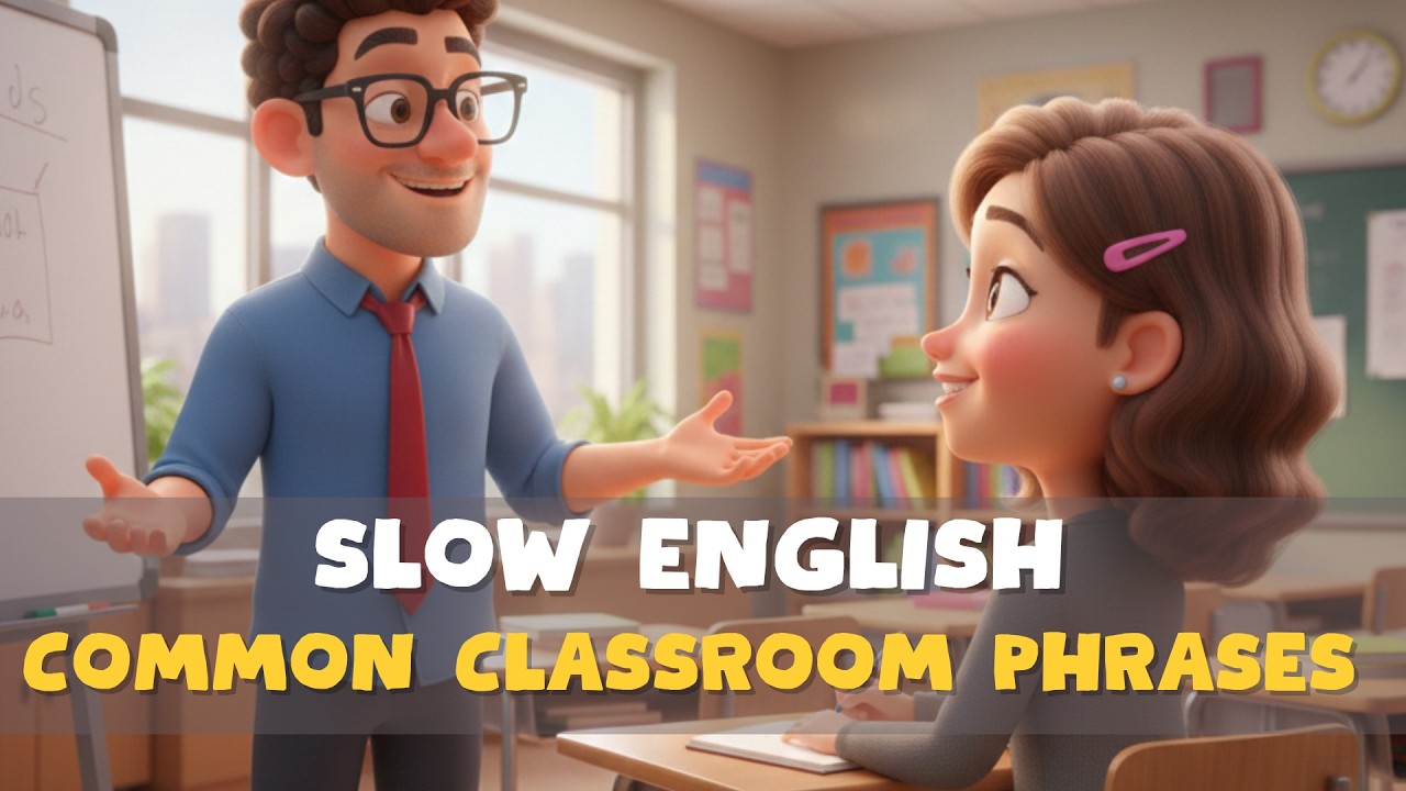 Using Common Classroom Phrases in English | Learn English Through Conversation