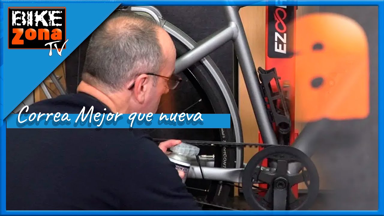 Mantenimiento CORREAS de transmisión BICICLETA con GRAFENO - Así se usa el Klein Graphen Oil