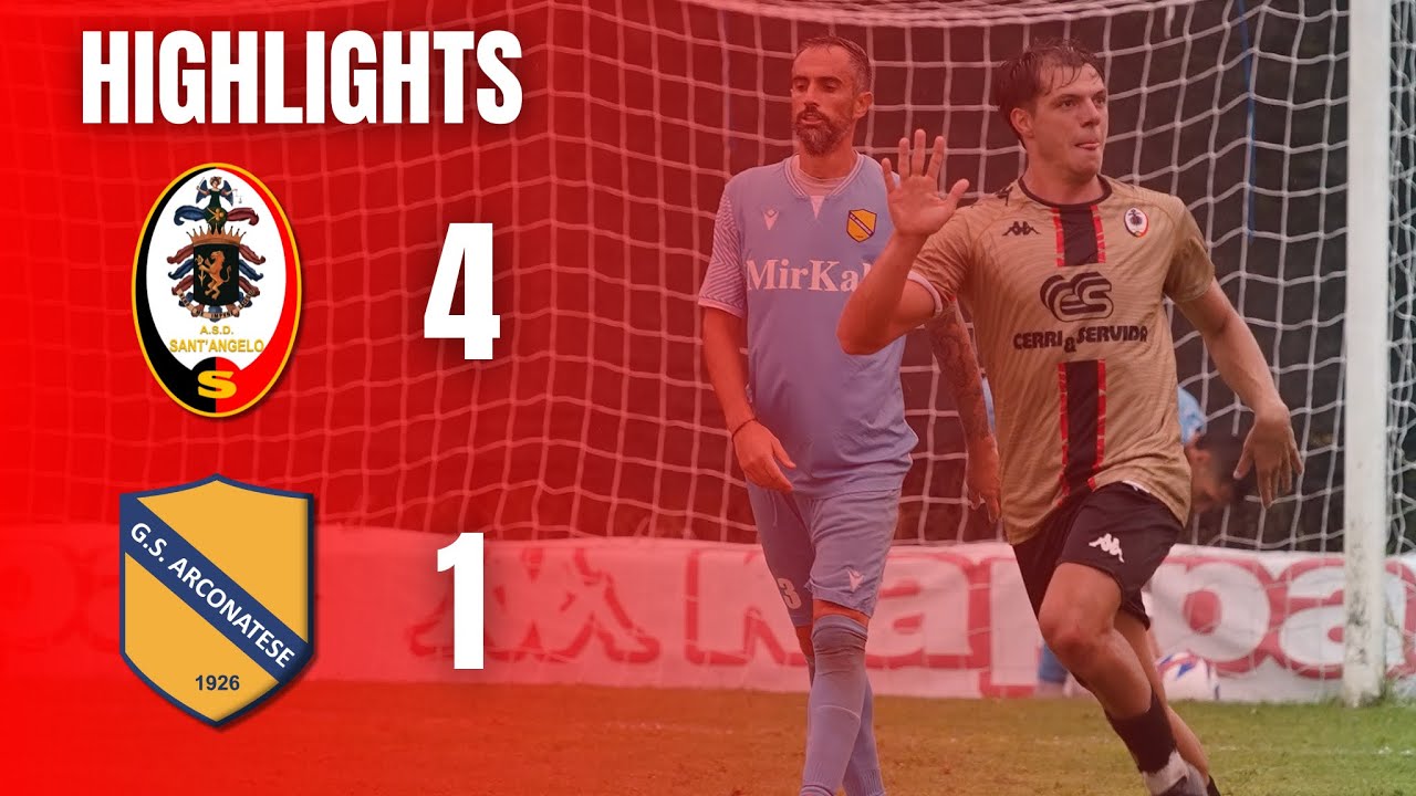Sant'Angelo vs Arconatese 4-1: gol & highlights