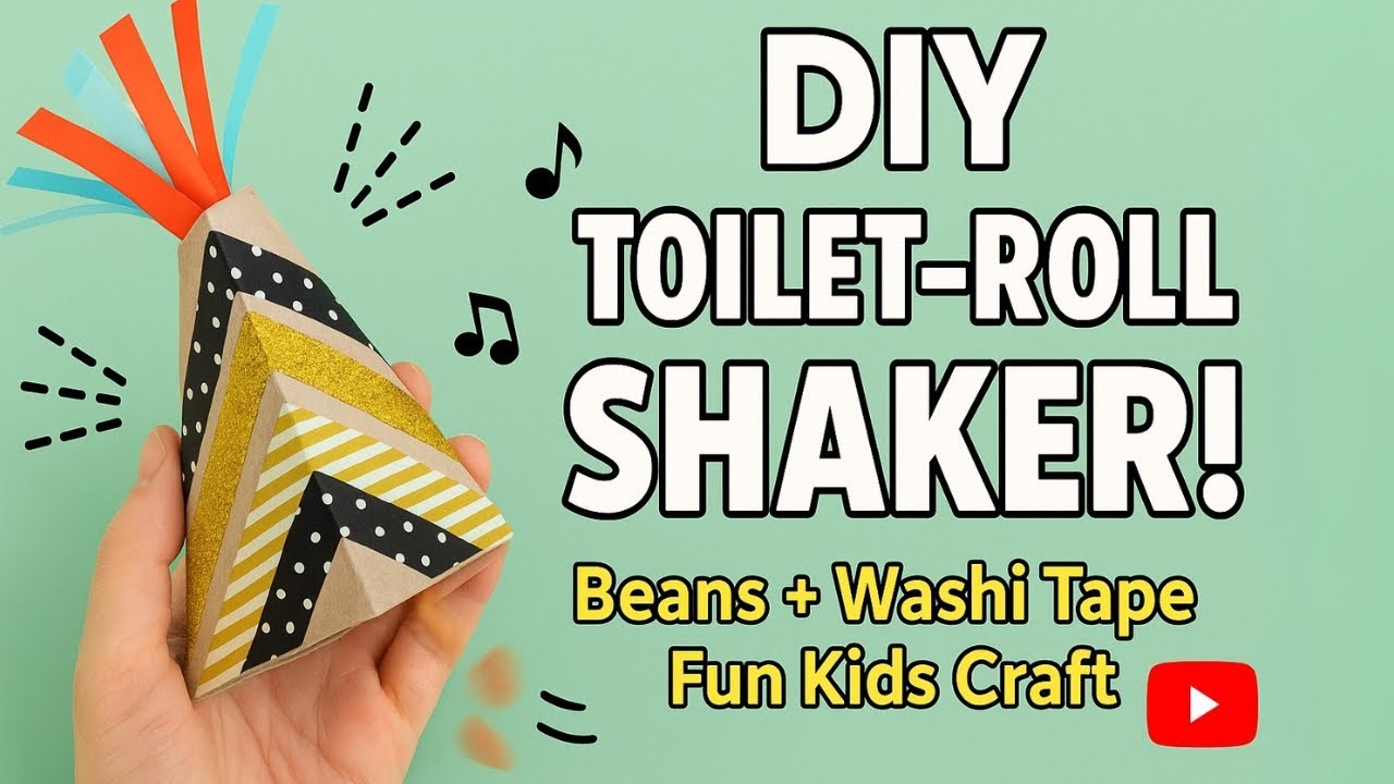 Shaker | DIY Crafts for Kids ✂️ | Easy Art Projects & Hands-On Learning Fun