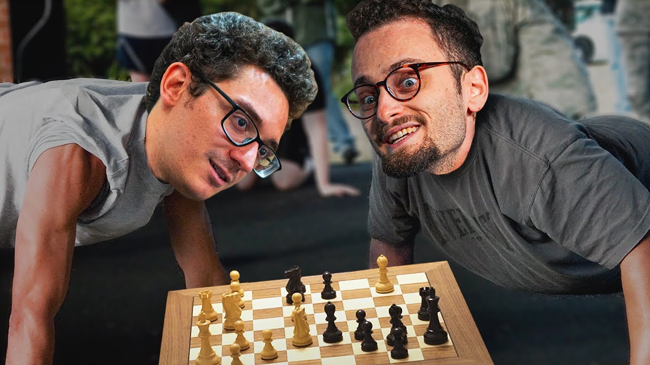 GothamChess Challenges Fabiano Caruana At Push-Up Chess