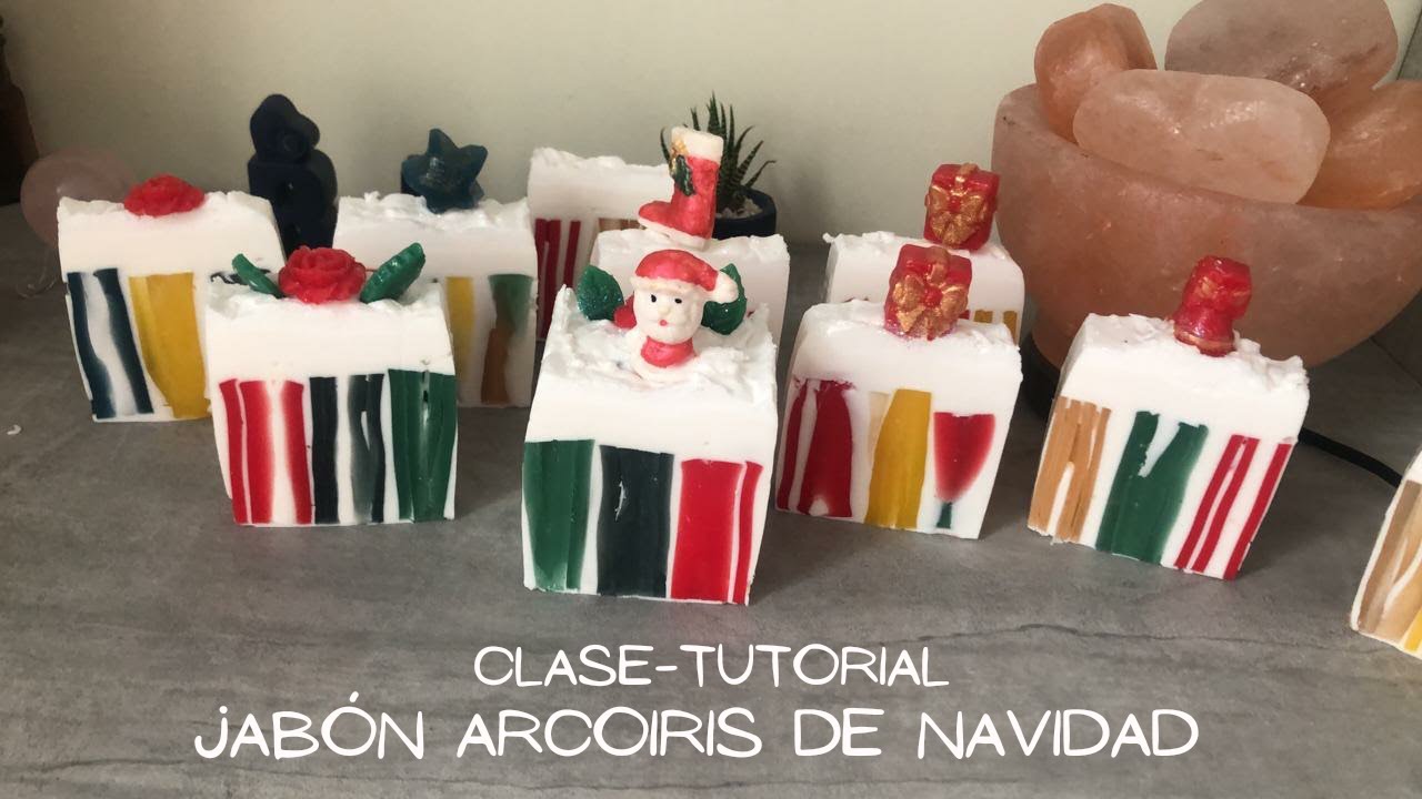 Jabón Arcoiris de Navidad [GLICERINA]