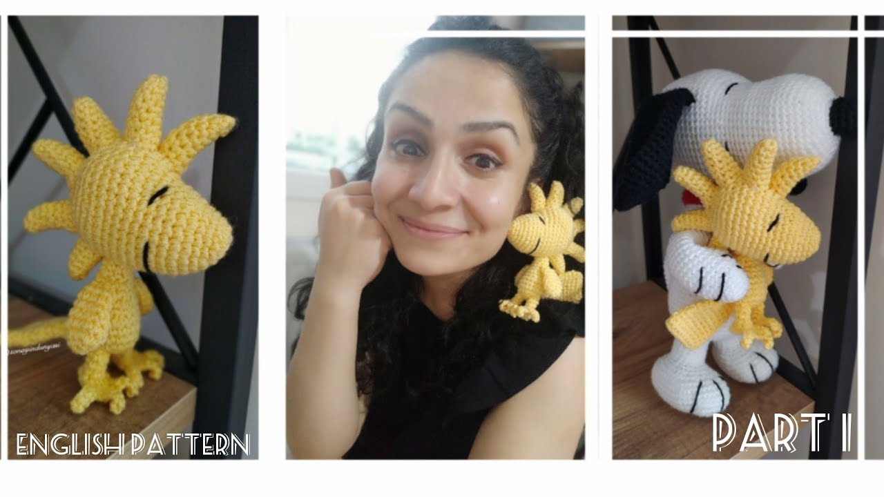 Amigurumi Woodstock Yapımı/ Amigurumi Kuş yapımı #diy #amigurumisnoopy #amigurumicharliebrown