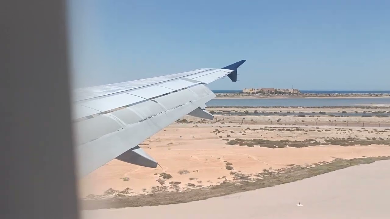 Landing 🛬 at Monastir Tunisia airport, ✈️ with Hyski