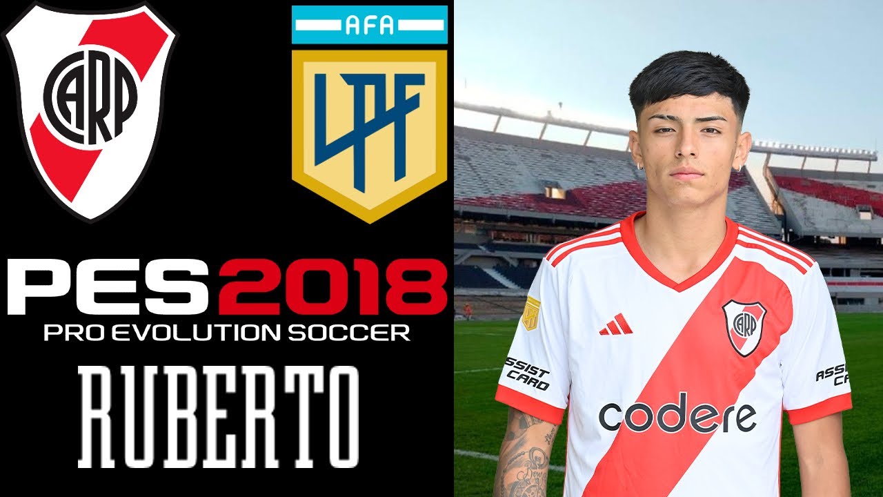 COMO CREAR A RUBERTO AGUSTÍN EN PES 2018 | FACE Y STATS | PES 2018