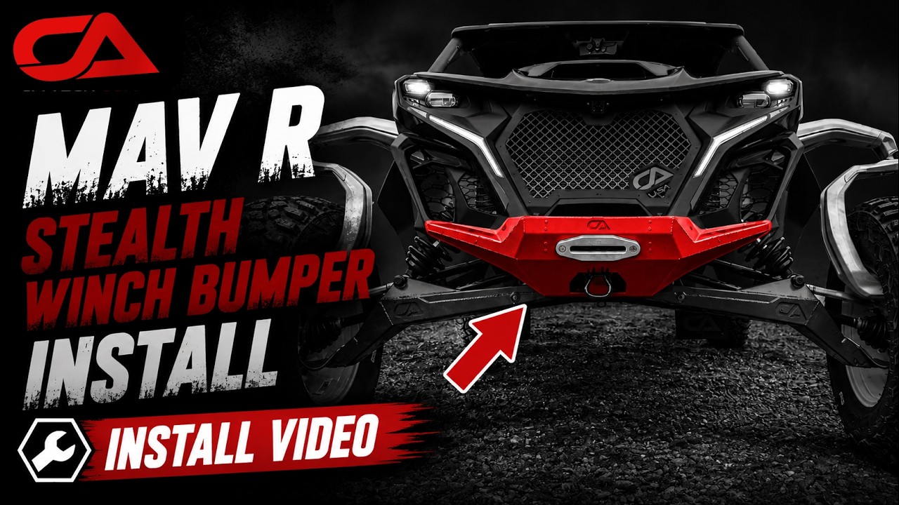 Can-Am Maverick R Stealth Winch Bumper Installation | Step-by-Step Guide