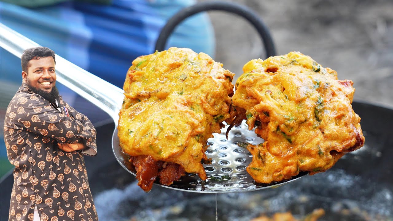 சிக்கன்ல ஒரு தடவ இப்புடி பண்ணுங்க அசந்து போவீங்க!! Chicken Bread Pakoda Recipe Cooking in Tamil