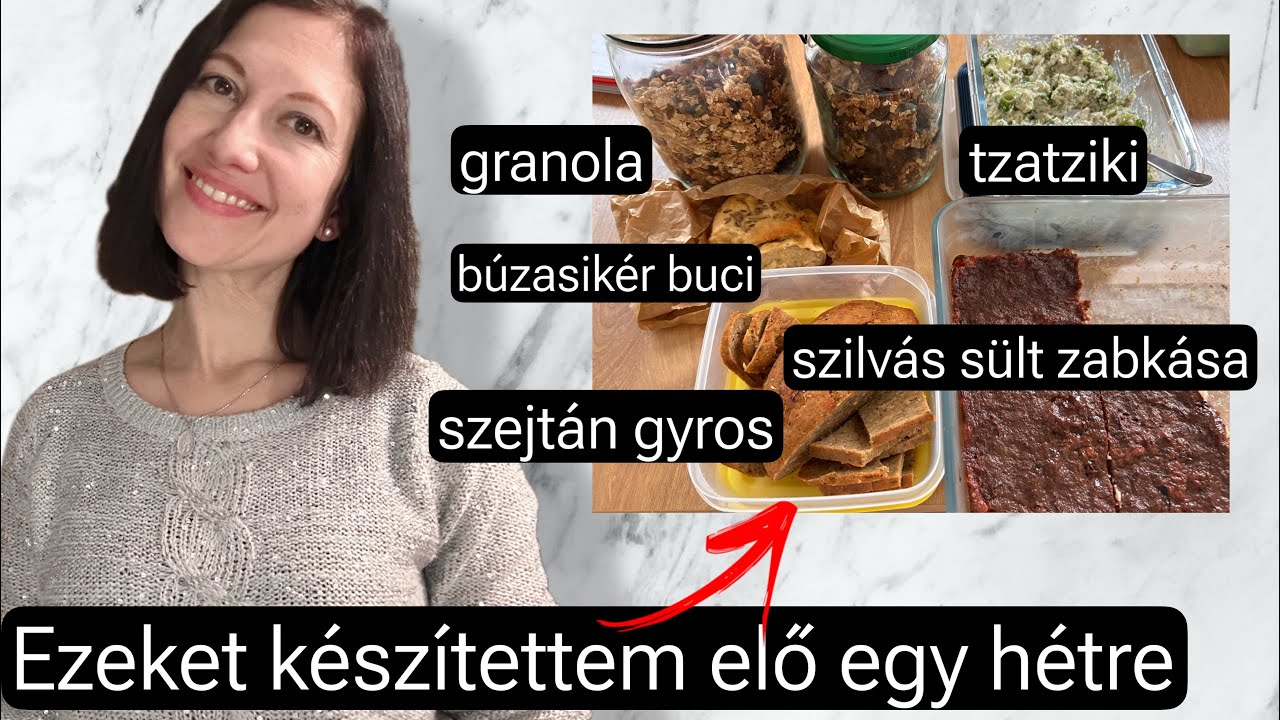 MEAL PREP | alacsony kalóriasűrűségű, növényi alapanyagok egy hétre ✅