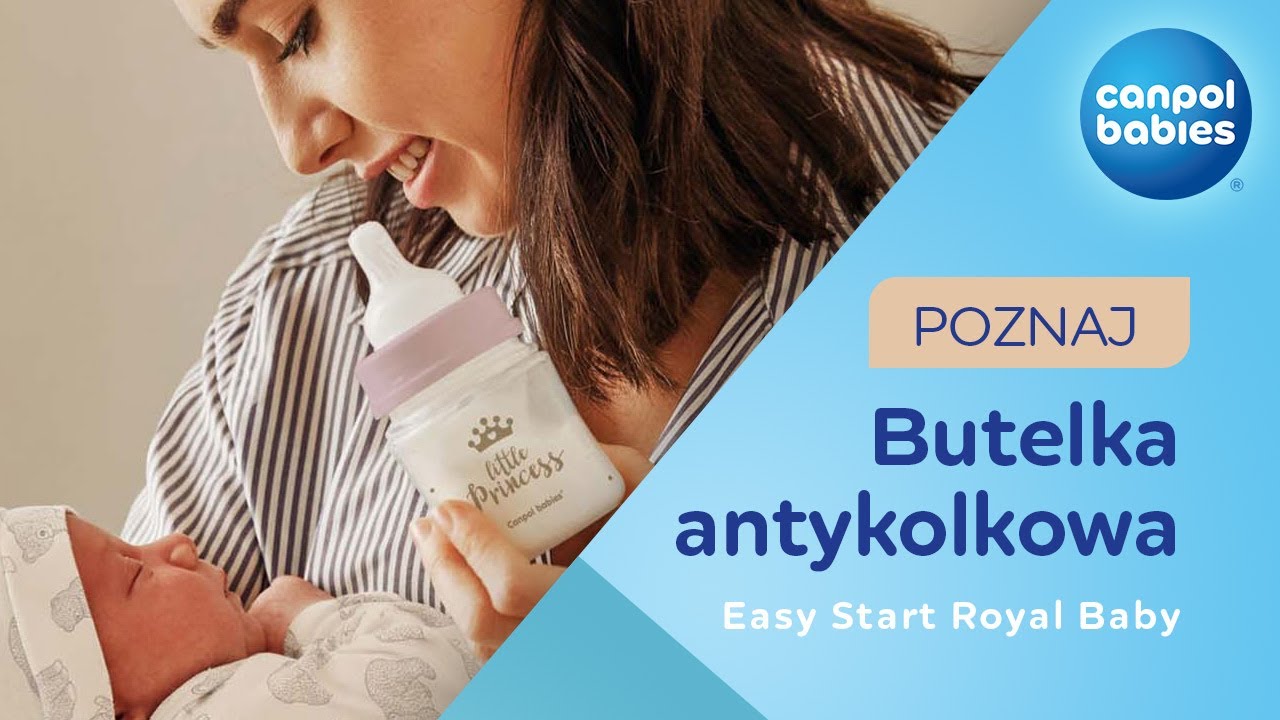 Butelka antykolkowa Easy Start Royal Baby - Canpol babies
