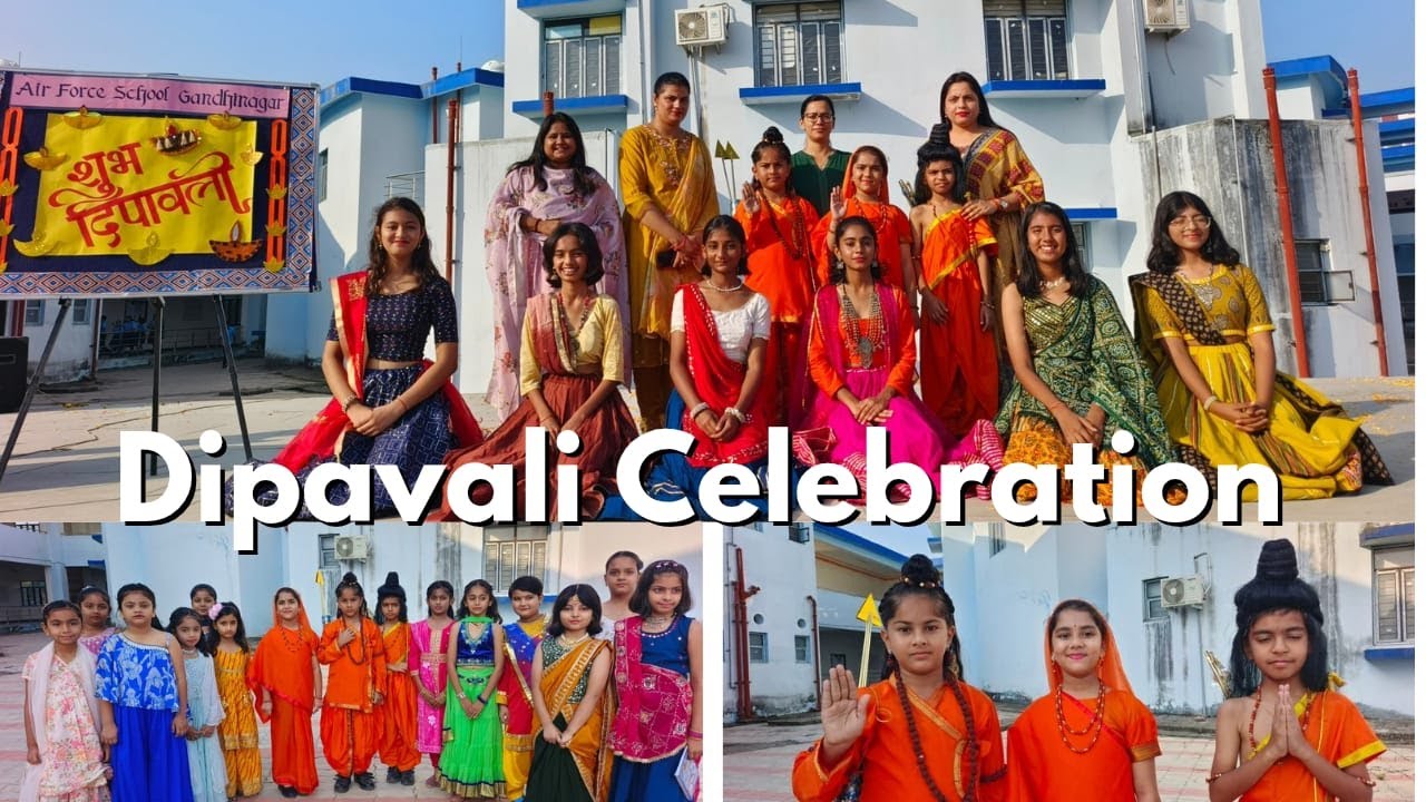 🌟 Diwali Celebration Highlights 2025 | Air Force School Gandhinagar 🪔