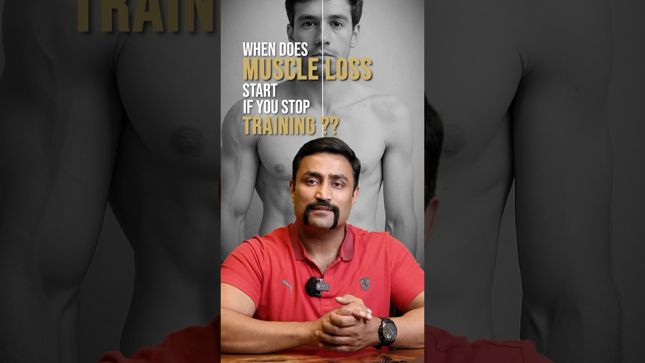 When does Muscle Loss start - if You stop Training ?? 🤔 #shorts