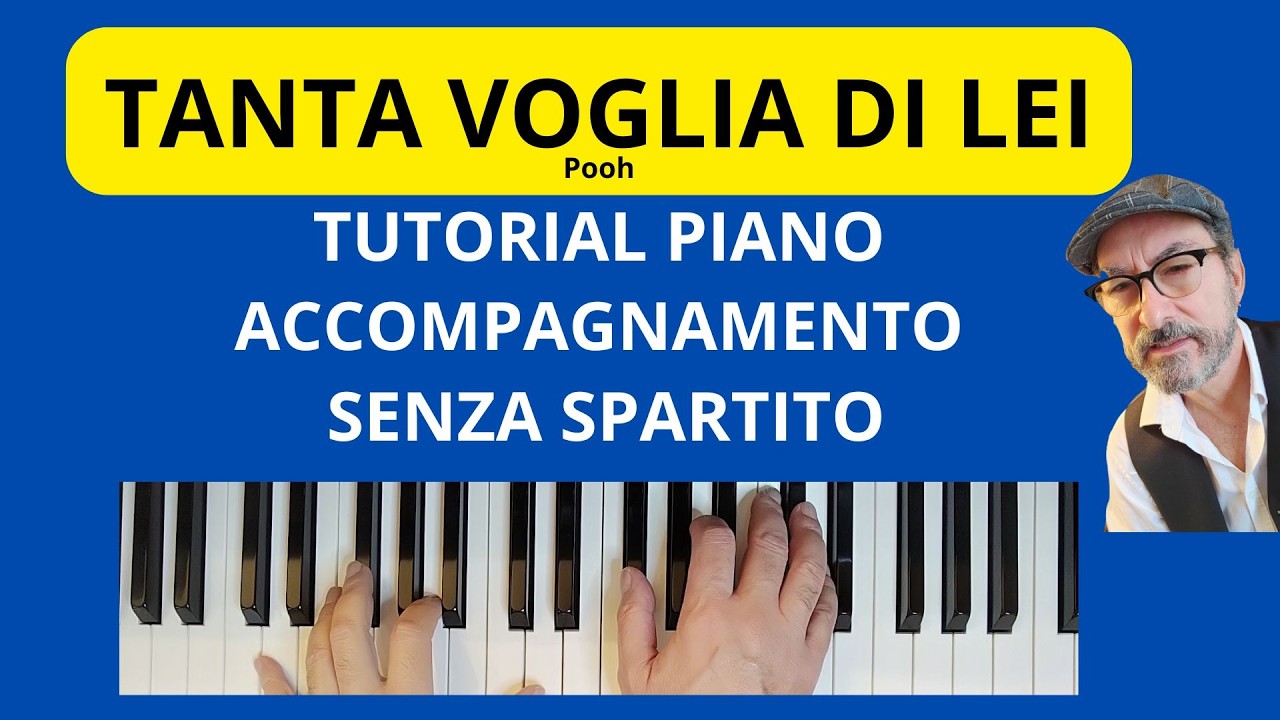 TANTA VOGLIA DI LEI dei Pooh TUTORIAL PIANO #faustopiano964 #pianotutorial