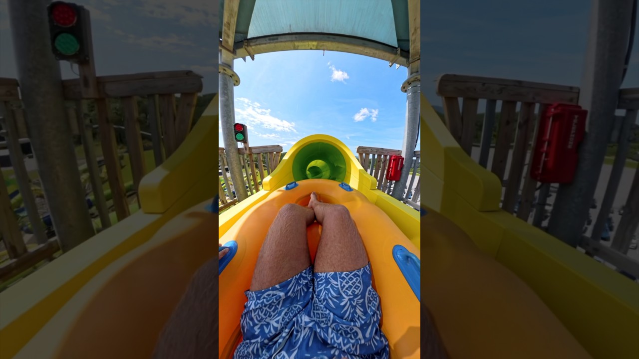 POV: Water Slide with 4 LAUNCHES