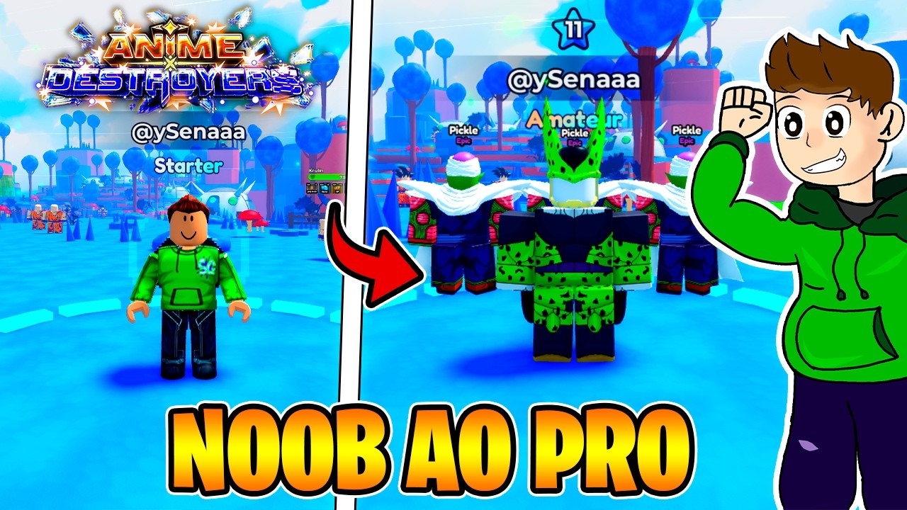 NOOB AO PRO NO ANIME DESTROYERS! 