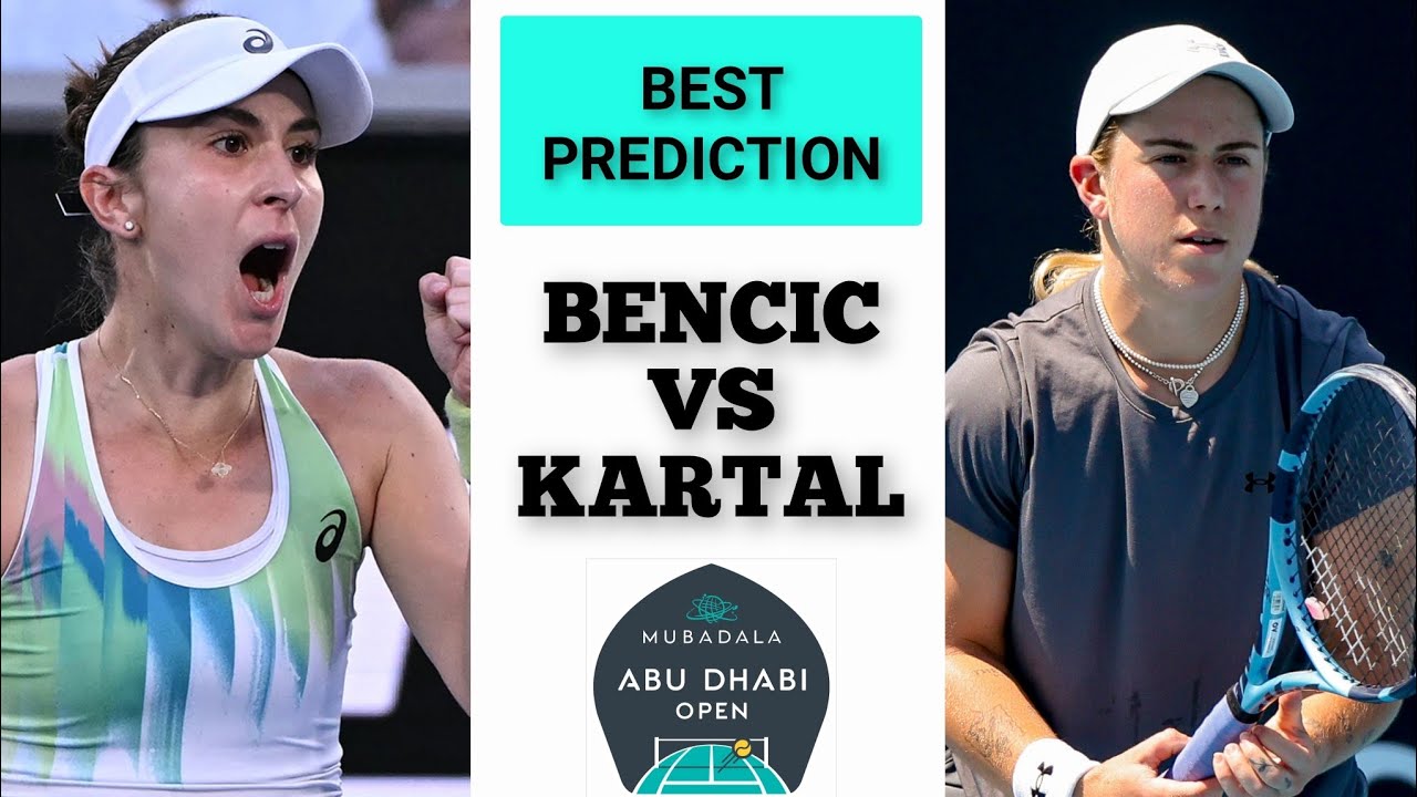 Belinda Bencic vs Sonay Kartal | Mubadala Abu Dhabi Open 2026 | Tennis Prediction