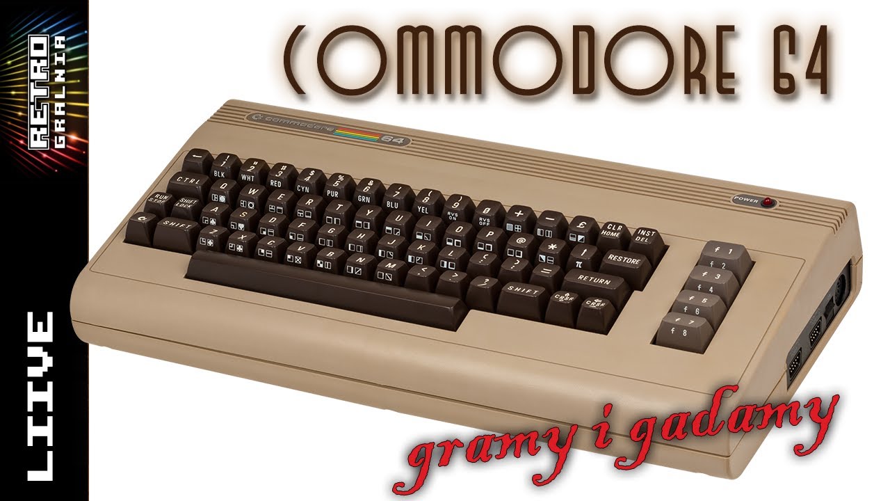 [Live] Gramy i Gadamy - Commodore 64 - RetroGralnia #98 - Retro Komputer - Stare Gry