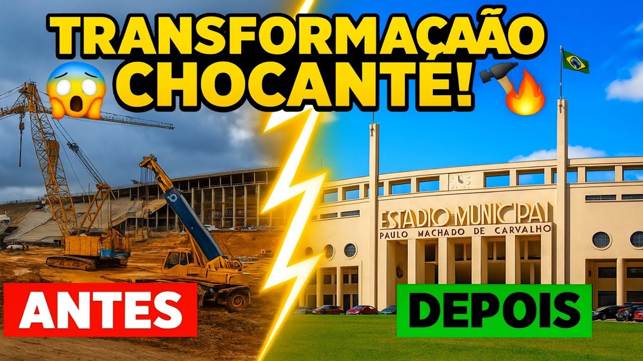 🏟️🚧 “Como Está o Pacaembu Hoje? 🎥 Imagens Exclusivas do Andamento das Obras!