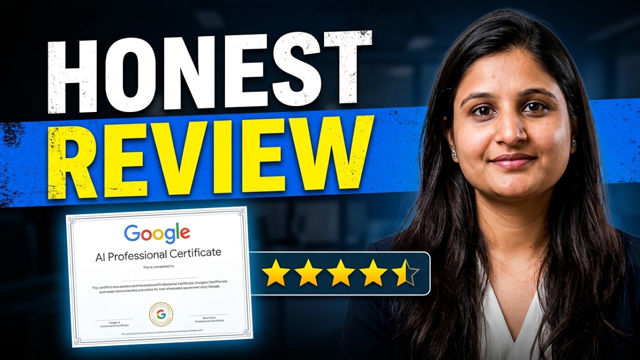 Is Google’s AI Certificate Worth ₹3,000? Honest Review