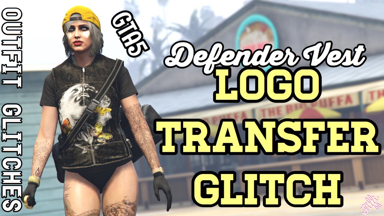 GTA5 | Outfit Glitches: Defender Vest Logo Transfer Glitch (Female & Male)