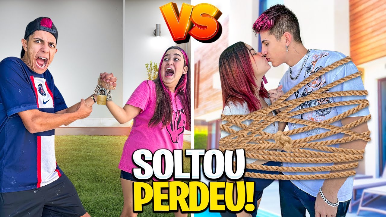 O ÚLTIMO A SOLTAR A MÃO GANHA *desfio de casal