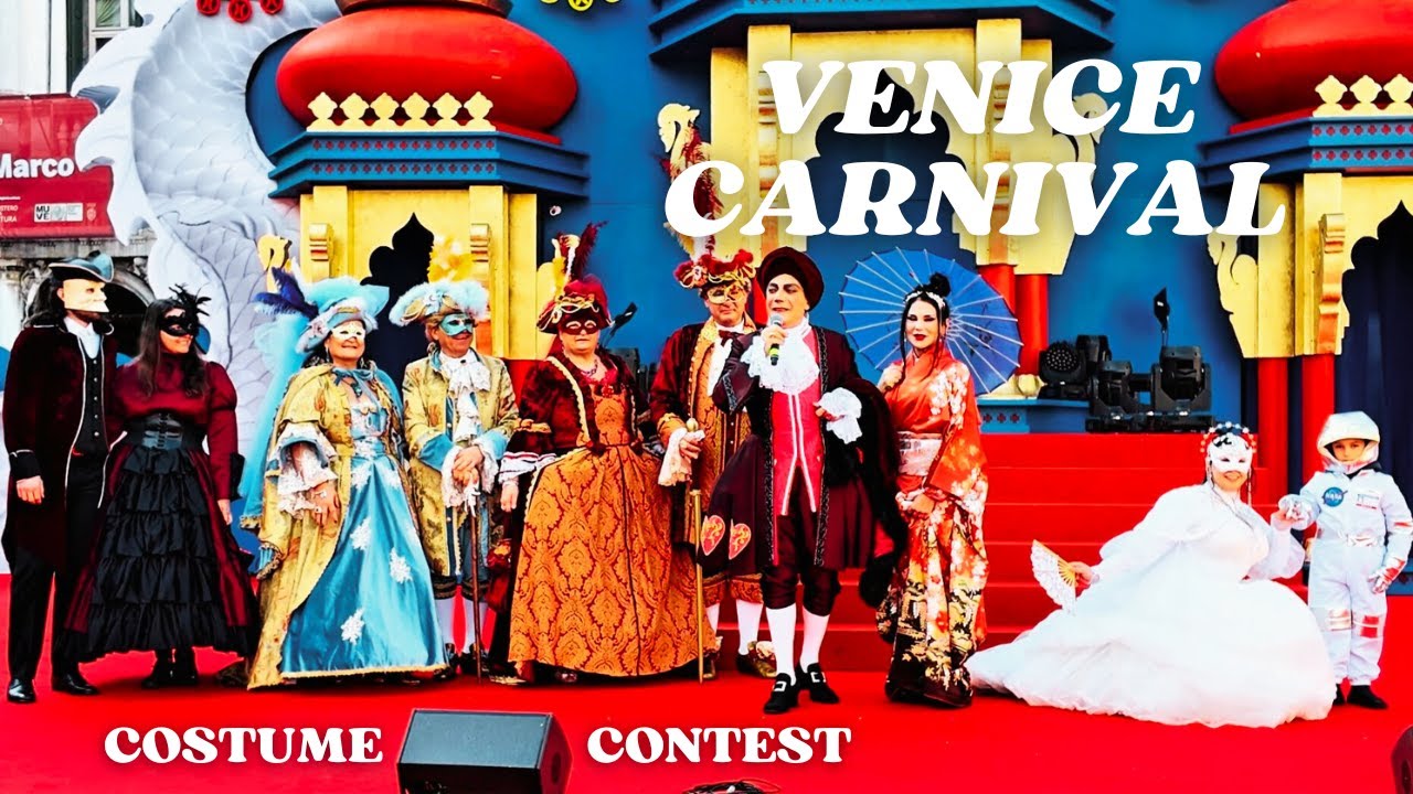 Venice Carnival - Costume contest 4K