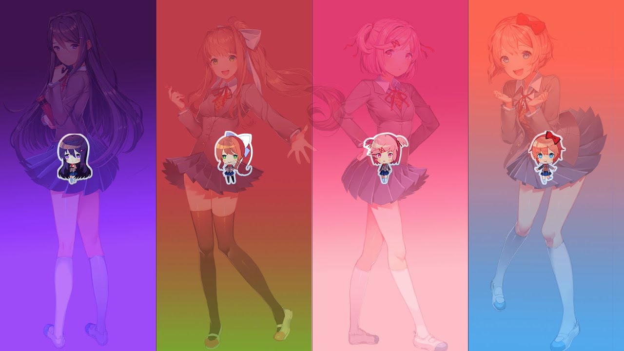 doki doki lofi club || relaxing DDLC beats to vibe to