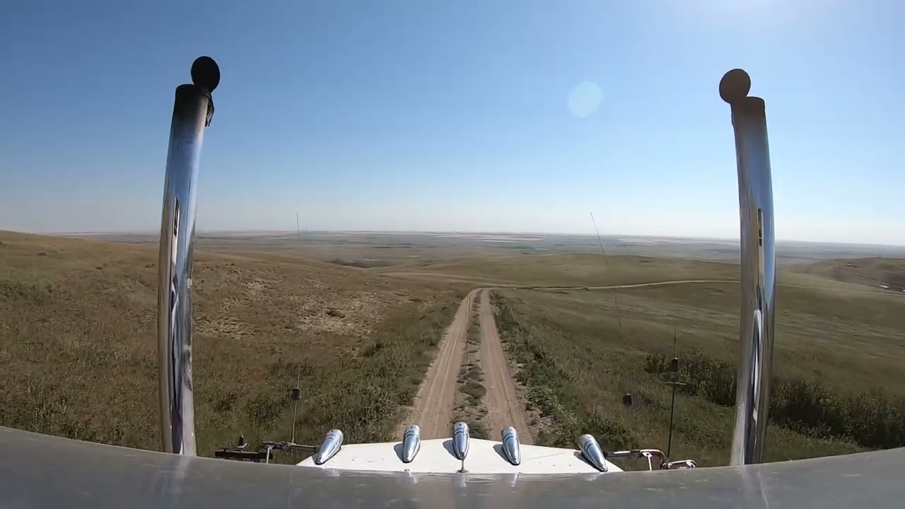 Straight piped 359 loaded on a goat trail