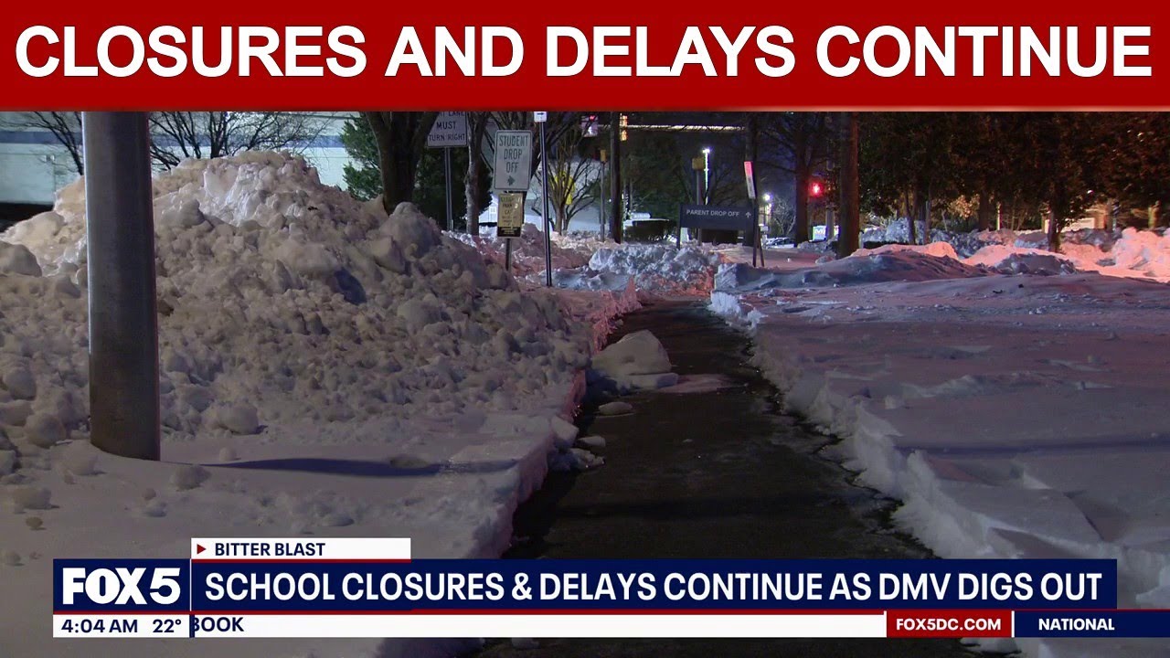 Closures, delays continue amid snow cleanup | FOX 5 AT 4AM