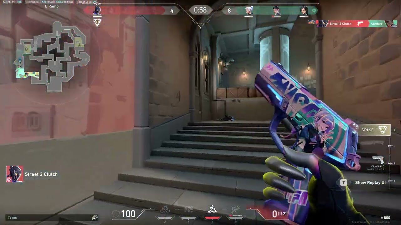 Vyse Crazy Pistol Clutch | Trying Vyse For The First Time ⚡🎮 #valorant #valorantedit #street2clutch 