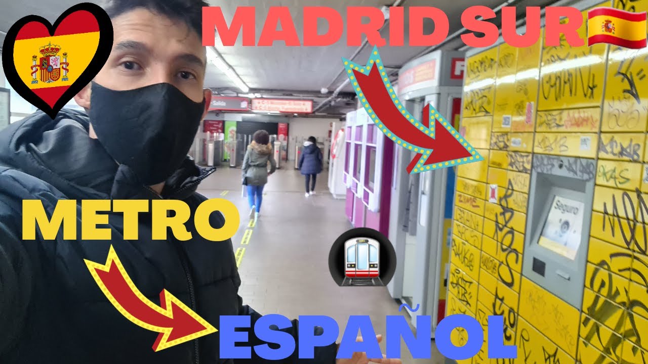 Así es una Estación de METRO en el SUR DE MADRID😱🚇