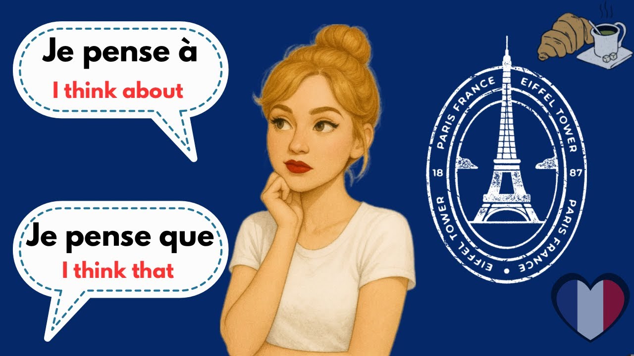 Прекратите совершать эту французскую ошибку! Изучите Je Pense À против Je Pense que