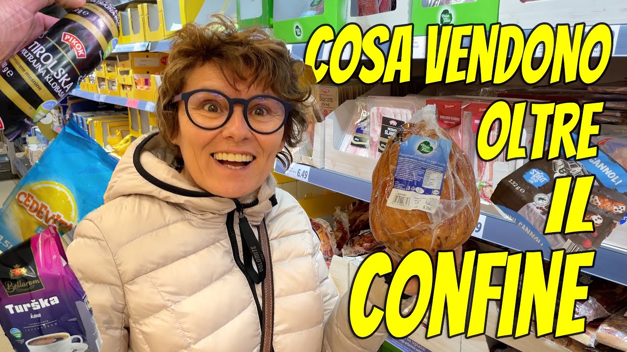 Cosa troviamo nei SUPERMERCATI in Slovenia!? 🚐 MUGGIA e Capodistria