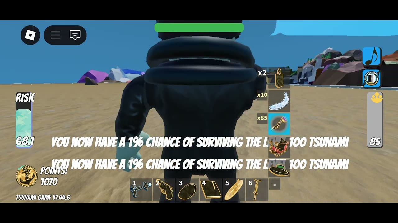 GETTING HIT BY 22 LVL 100 TSUNAMIS (20 recorded) (Part 1/4)
