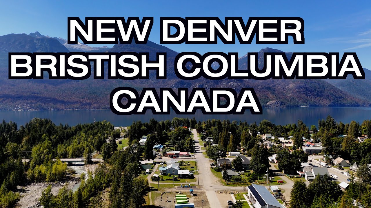 New Denver British Columbia Canada filmed with DJi mini pro 4