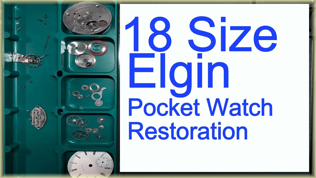 Реставрация карманных часов Elgin 18 размера! Будут ли они работать?