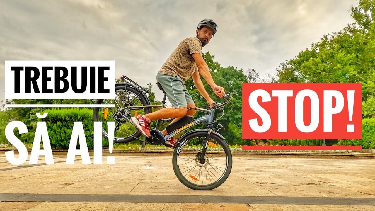 Bicicletă electrică ieftină și bună pentru oraș.