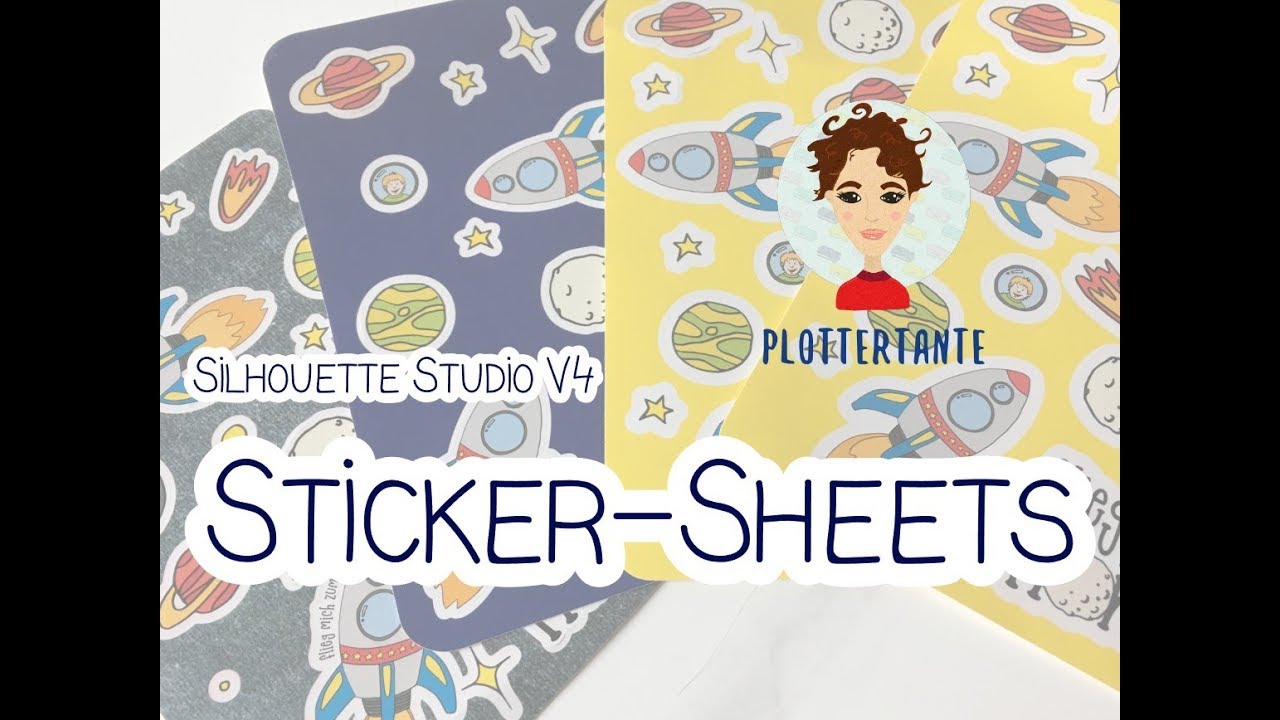 Silhouette Studio V4 - Sticker-Sheets