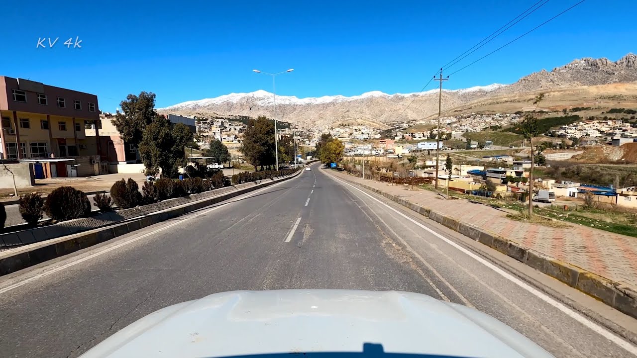 Driving in Akre (4K ULTRA HD 60FPS) ||  كوردستان / ئاكرى