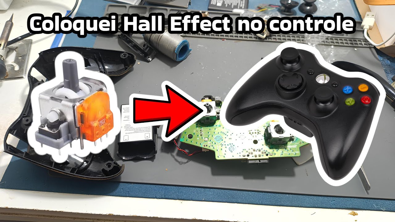 Como colocar analógicos anti drift no controle do Xbox 360 || Guia completo