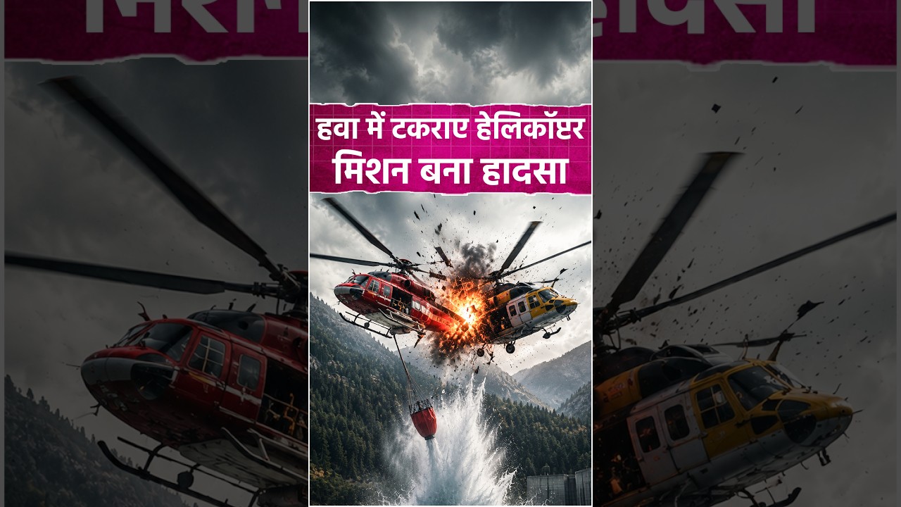 Greece Wildfire Ke Beech Hawa Mein Takraye 2 Helicopters, 2 Ki Maut