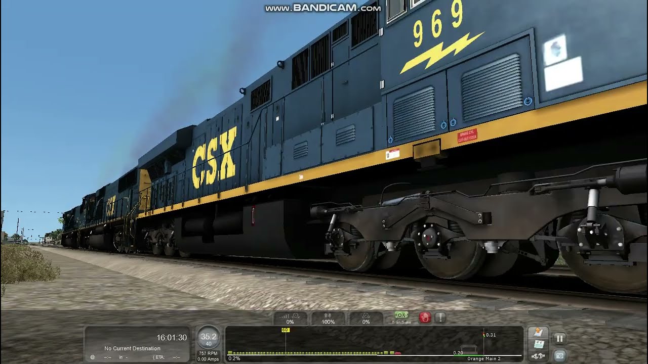 Train Sim Classic: A CSXT Trio Leads A BNSF Manifest!