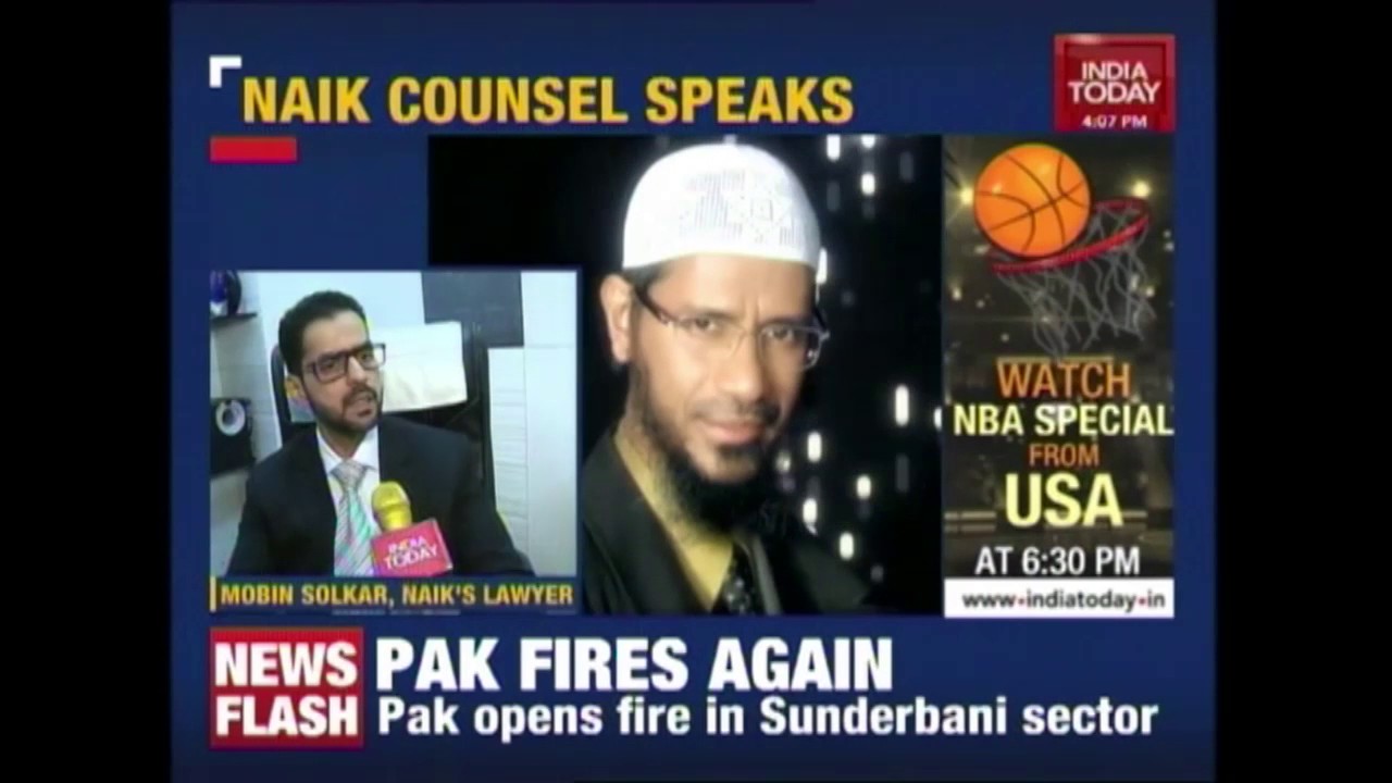 Zakir Naik's Lawyer Reacts On The NIA Raids At IRF Mumbai Office