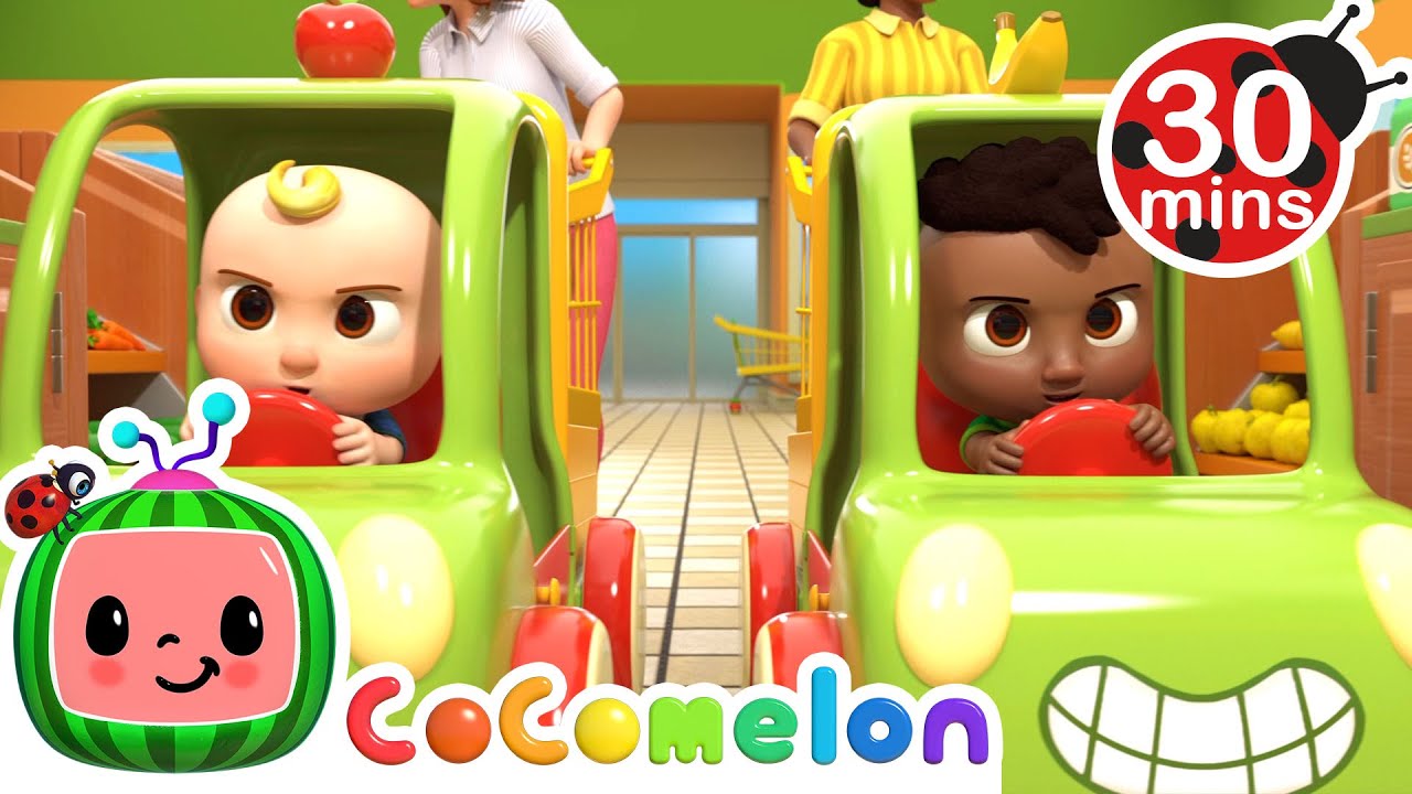 Shopping Cart 35 MIN LOOP| Learn with Cody from CoComelon! CoComelon Songs for kids