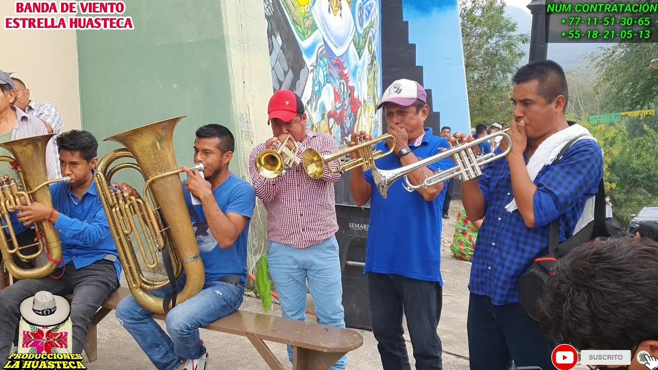 BANDA DE VIENTO ESTRELLA HUASTECA SONES TRADICIONALES  FIESTA PATRONAL SAN JOSE EN ATLAPEXCO HGO