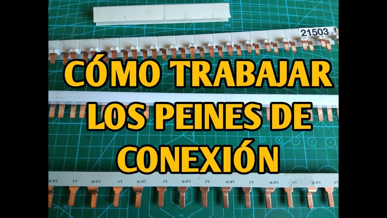 TÉCNICA PARA TRABAJAR LOS PEINES DE CONEXIÓN