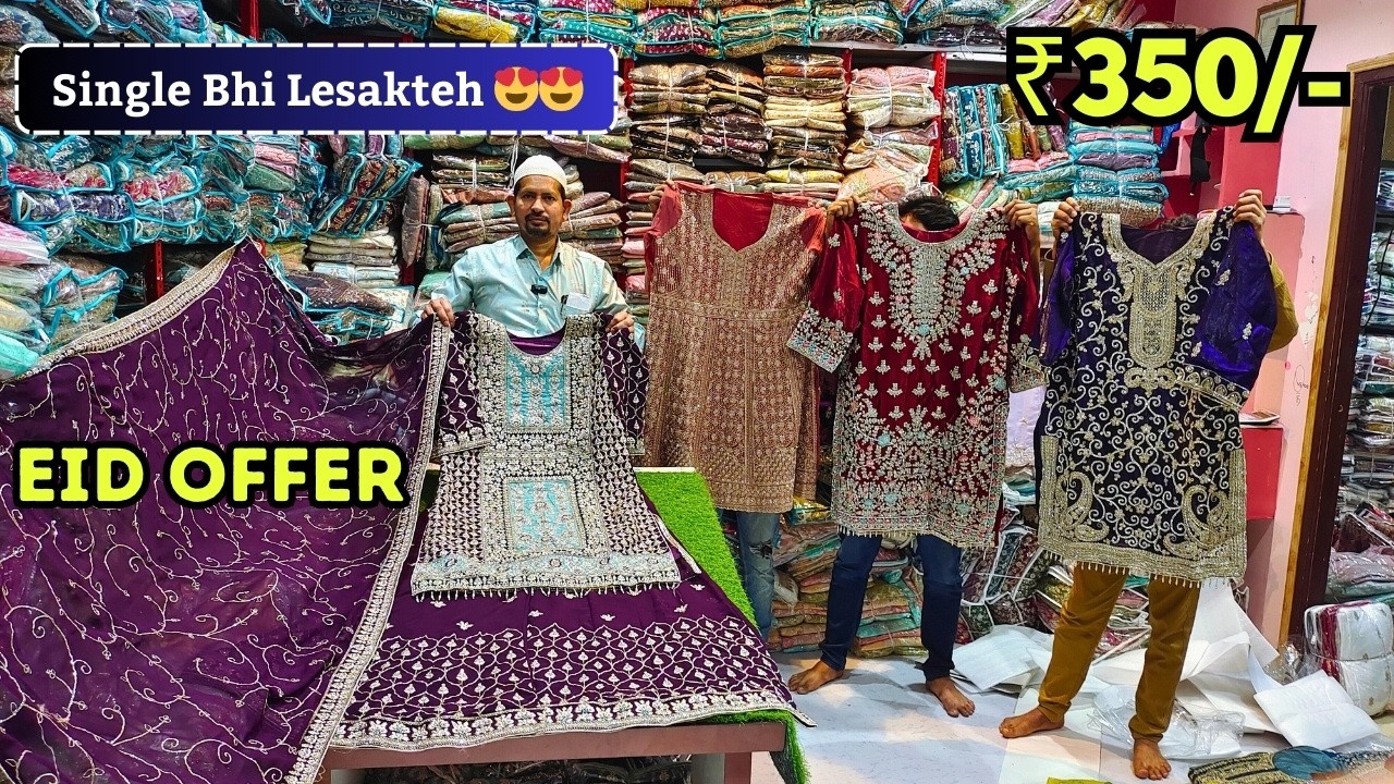 Hyderabad Dress Material Wholesale Market | Latest 2026 Designs Khateeja Suits