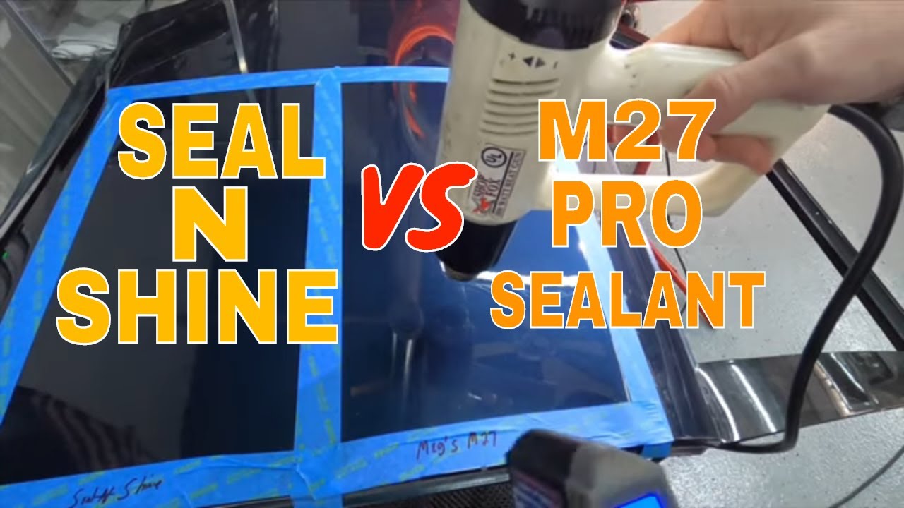 Meguiar's M27 Pro Hybrid Ceramic Sealant Versus Turtle Wax Seal N Shine!!