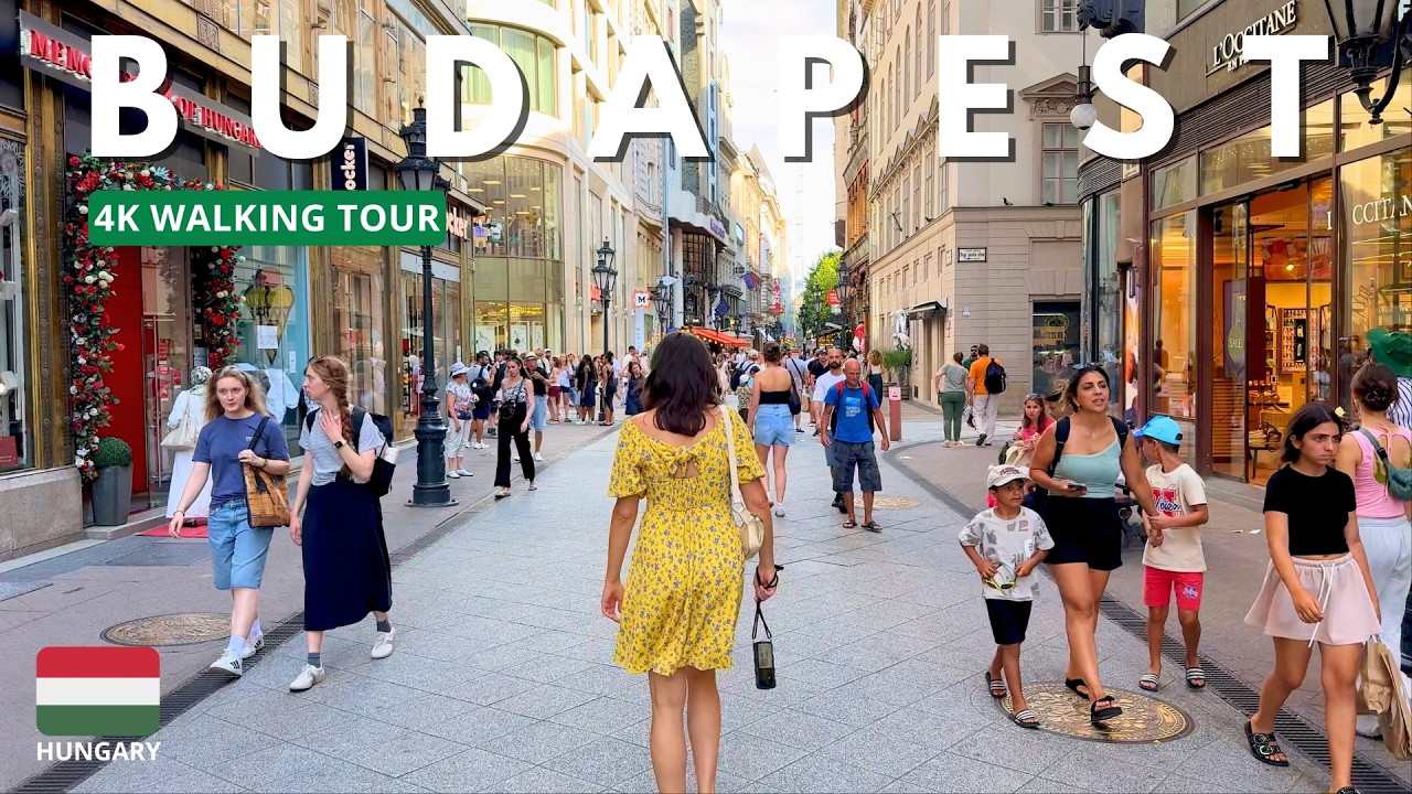 Summer Walking Tour in Budapest ☀️ Sunshine, City Vibes & Surprises