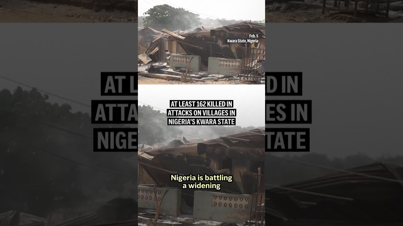 At least 162 killed in attacks on villages in Nigeria&rsquo;s Kwara state