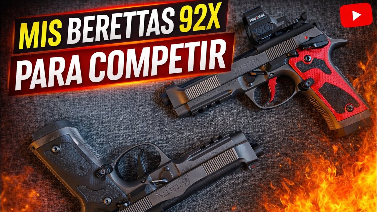 Mi Beretta 92X Perfomance de competición mis impresiones|| #beretta92x #training #competition #shoot